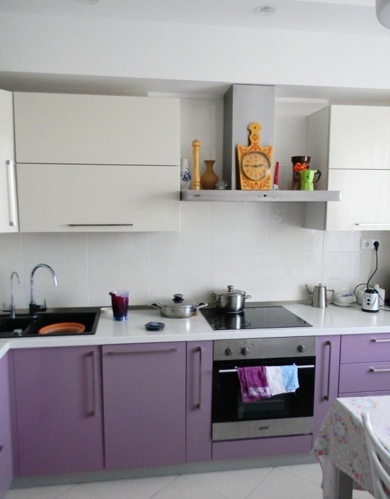 Встроенная кухня-Кухня МДФ в ПВХ «Модель 238»-фото6