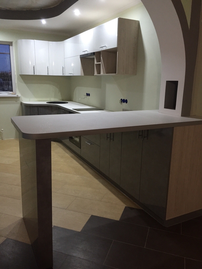 Белый кухонный гарнитур-Кухня «Модель 507»-фото5