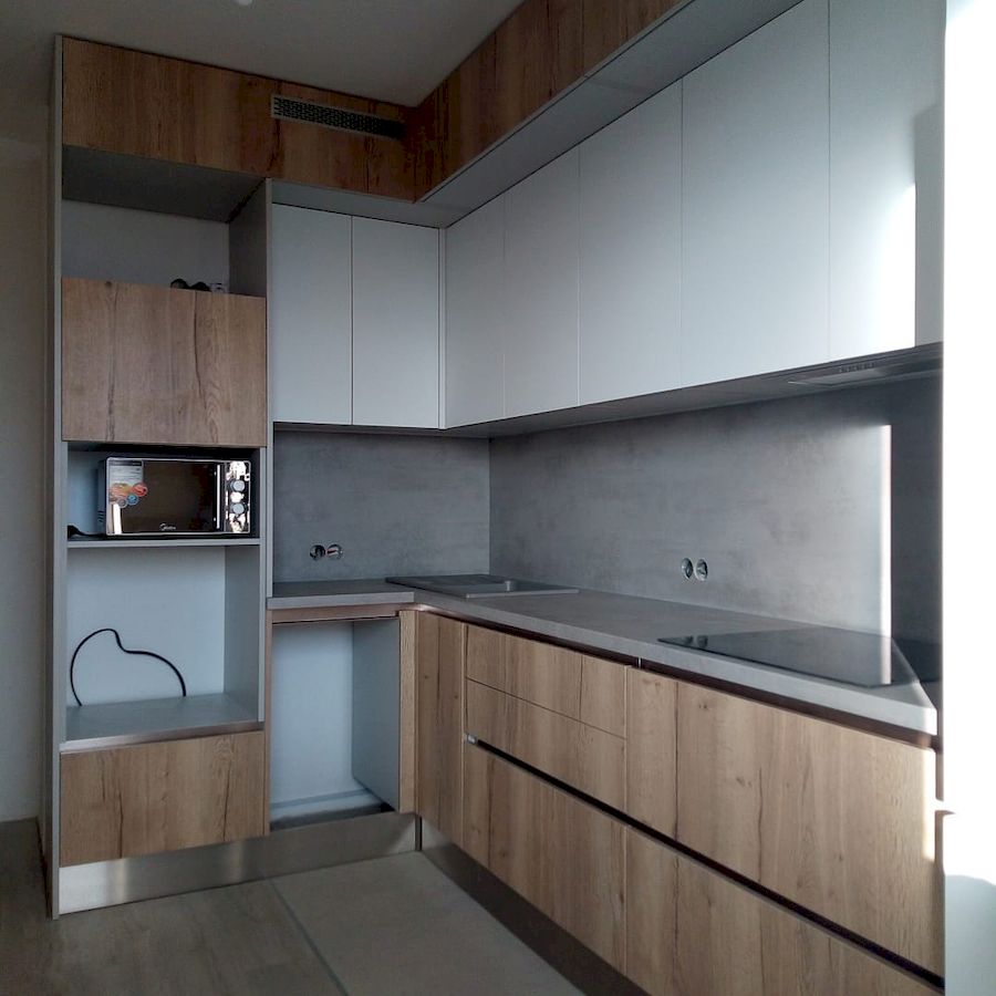 Белый кухонный гарнитур-Кухня из ЛДСП «Модель 651»-фото4