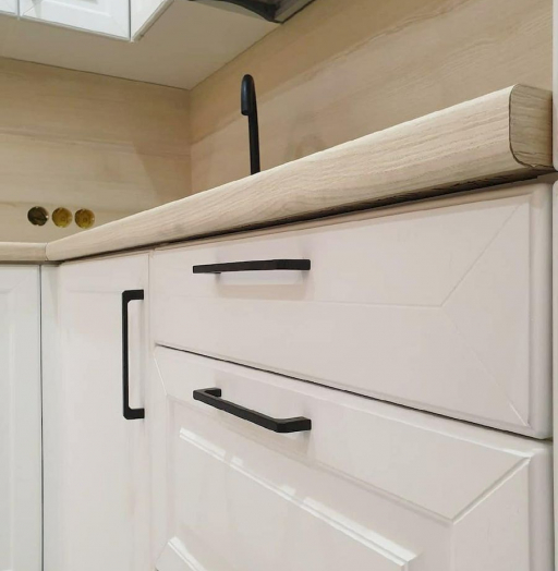 Белый кухонный гарнитур-Кухня МДФ в ПВХ «Модель 634»-фото8