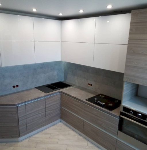 Белый кухонный гарнитур-Кухня из ЛДСП «Модель 653»-фото6