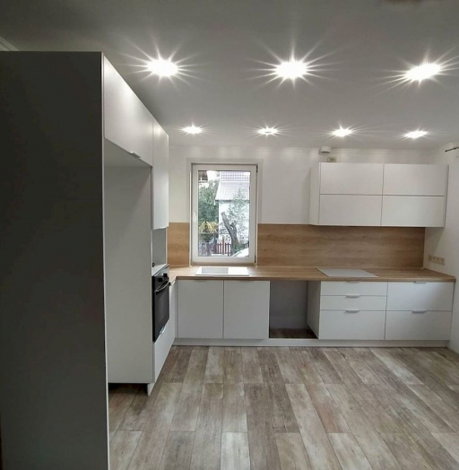 Белый кухонный гарнитур-Кухня МДФ в ПВХ «Модель 672»-фото6